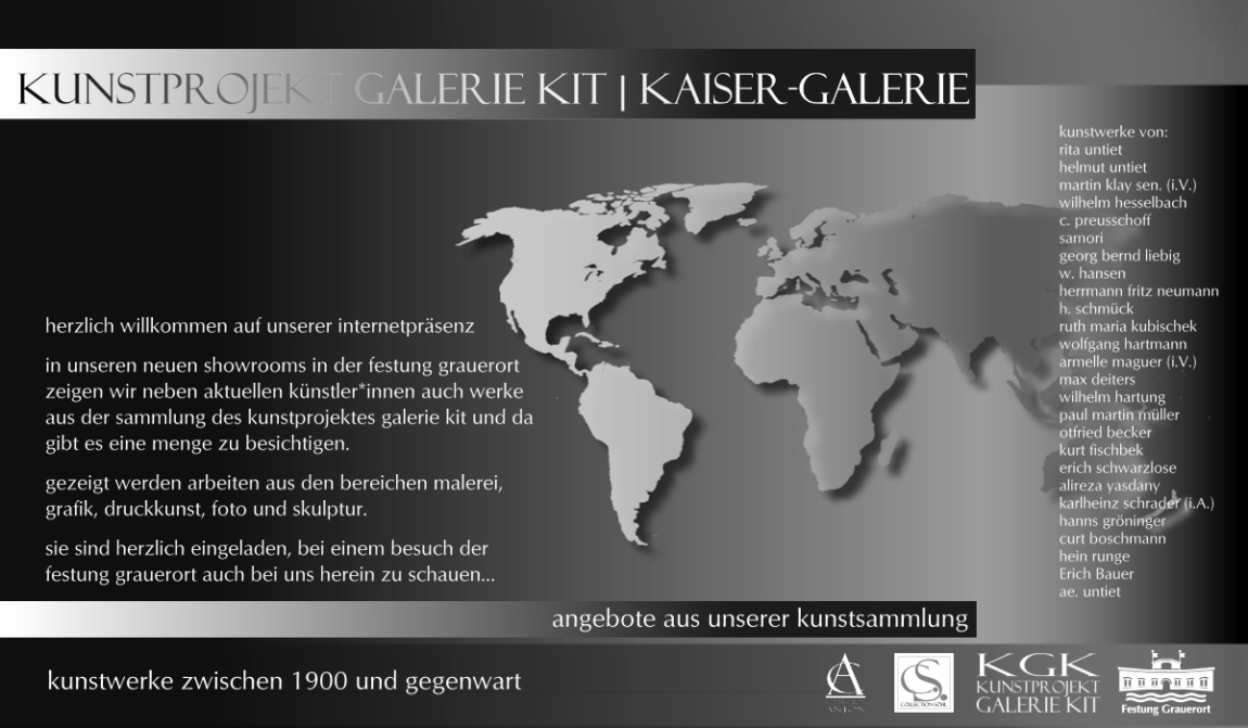 Kunstprojekt Galerie kit | Kaiser-Galerie | Festung Grauerort